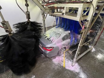 MEGA Auto Spa car during automated wash