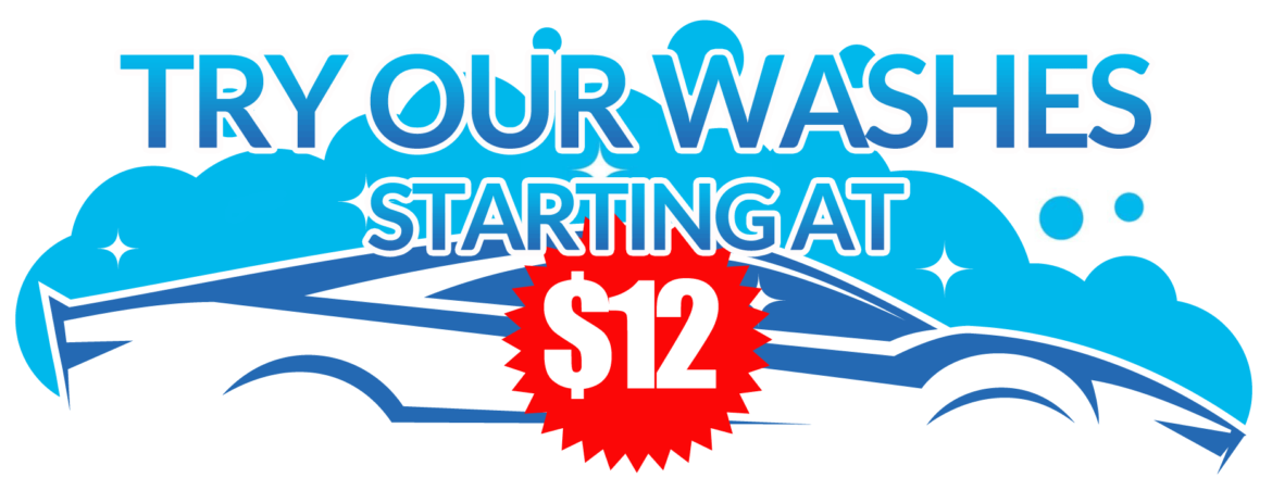 Try our washes starting at $12